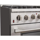 Forno Galiano Alta Qualita 36-inch Freestanding Dual Fuel Range with Convection Technology FFSGS6156-36FFSGS615636