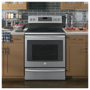 GE Profile 30-inch Freestanding Electric Range with Wi-Fi Connect PB930SLSSPB930SLSS