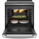 GE Profile 30-inch Slide-in Induction Electric Range with Wi-Fi Connectivity PHS930YPFSPHS930YPFS
