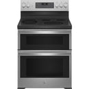GE Profile 30-inch Freestanding Electric Range with Wi-Fi Connectivity PB965YPFS
