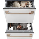 Caf? Built-in Dishwasher (Matte White / Brushed Bronze) (CDD420P4TW2)