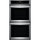  Frigidaire 27-inch, 7.6 cu. ft. Built-in Double Wall Oven with Air Fry FCWD2730AS IMAGE 1
