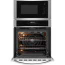  Frigidaire 27-inch built-in Microwave Combination Wall Oven with Air Fry FCWM2730AS IMAGE 3