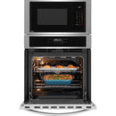  Frigidaire 27-inch built-in Microwave Combination Wall Oven with Air Fry FCWM2730AS IMAGE 4