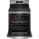  Frigidaire Gallery 30-inch Freestanding Gas Range with Air Fry Technology GCRG3059BF IMAGE 2