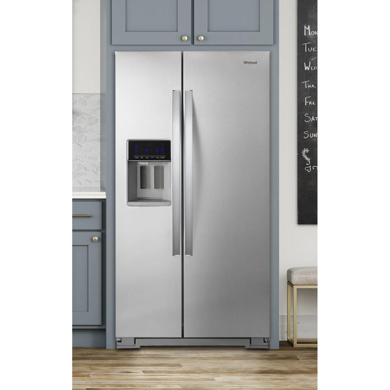 Whirlpool 36-inch, 20.59 cu. ft. Counter-Depth Side-By-Side Refrigerator WRS571CIHZ