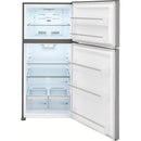 Frigidaire Gallery 30-inch, 20 cu.ft. Freestanding Top Freezer Refrigerator with LED Lighting FGHT2055VF