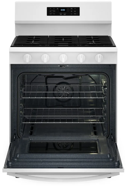 30-inch Gas Range with Air Cooking Technology, No Preheat Air Fry and Air Baking and Self Clean (WFGS5030RW)