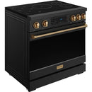  Thor Kitchen 36-inch Freestanding Induction/Electric Range with Tilt Panel RSI36B-BRZ IMAGE 3