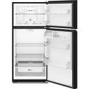  Whirlpool 28-inch, 14.3 cu. ft. Top Freezer Refrigerator with Total Coverage Cooling WRTX3014TB IMAGE 2