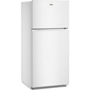  Whirlpool 28-inch, 14.3 cu. ft. Top Freezer Refrigerator with Total Coverage Cooling WRTX3014TW IMAGE 3