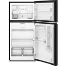  Whirlpool 30-inch, 19.3 cu. ft. Top Freezer Refrigerator with Total Coverage Cooling WRTX3219SB IMAGE 2