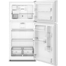  Whirlpool 30-inch, 19.3 cu. ft. Top Freezer Refrigerator with Total Coverage Cooling WRTX3219SW IMAGE 2
