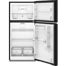  Whirlpool 30-inch, 19.3 cu. ft. Top Freezer Refrigerator with Total Coverage Cooling WRTX3319SB IMAGE 2