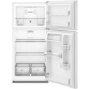  Whirlpool 30-inch, 19.3 cu. ft. Top Freezer Refrigerator with Total Coverage Cooling WRTX3319SW IMAGE 2