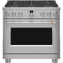 Caf? 36-inch Freestanding Gas Range with WI-FI Connect CGY366P2TS1CGY366P2TS1