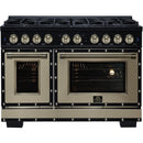  Forno 48-inch, 6.7 Cu.Ft. Valente Dual Fuel Range FFSGS6199-48CPBLK IMAGE 2