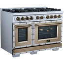  Forno 48-inch, 6.7 Cu.Ft. Valente Dual Fuel Range FFSGS6199-48CPWHT IMAGE 4