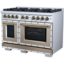  Forno 48-inch, 6.7 Cu.Ft. Valente Dual Fuel Range FFSGS6199-48CPWHT IMAGE 6