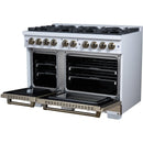  Forno 48-inch, 6.7 Cu.Ft. Valente Dual Fuel Range FFSGS6199-48CPWHT IMAGE 7