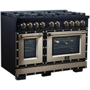  Forno 48-inch, 6.7 Cu.Ft. Valente Gas Range FFSGS6299-48CPBLK IMAGE 4