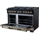  Forno 48-inch, 6.7 Cu.Ft. Valente Gas Range FFSGS6299-48CPBLK IMAGE 7