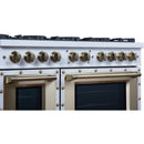  Forno 48-inch, 6.7 Cu.Ft. Valente Gas Range FFSGS6299-48CPWHT IMAGE 12
