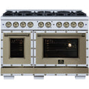  Forno 48-inch, 6.7 Cu.Ft. Valente Gas Range FFSGS6299-48CPWHT IMAGE 2