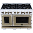  Forno 48-inch, 6.7 Cu.Ft. Valente Gas Range FFSGS6299-48CPWHT IMAGE 9