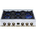 Forno 36-inch Valente Gas Cooktop FCTGS5799-36CPWHT IMAGE 1