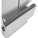 Haier 28-inch, 15 cu. ft. French 4-Door Refrigerator (Approximate Gray Stainless) HRF15N3AGS (HRF15N3AGS)