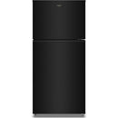  Whirlpool 29.5-inch, 19.3 cu. ft. Freestanding Top Freezer Refrigerator with Total Coverage Cooling WRTX3119SB IMAGE 1
