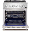 Forno Capriasca Alta Qualita 30-inch Freestanding Gas Range with Convection Technology FFSGS6260-30