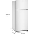  Amana 16 cu. ft. Freestanding Top Freezer Refrigerator ARTX2316TW IMAGE 6