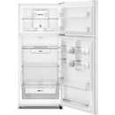  Whirlpool 28-inch, 16.3 cu. ft. Freestanding Top Freezer Refrigerator WRTX3316TW IMAGE 2