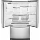 Maytag 36-inch, 27 cu. ft. French 3-Door Refrigerator (Fingerprint Resistant Stainless) MFT2772HEZ (MFT2772HEZ)