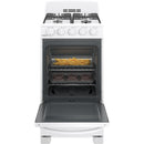 Hotpoint 20-inch Freestanding Gas Range RGAS200DMWWRGAS200DMWW