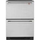 Caf? 24-inch 5.7 cu. ft. Dual-Drawer Refrigerator CDE06RP2NS1CDE06RP2NS1