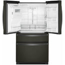 Whirlpool 36-inch, 26.2 cu. ft. French 4-Door Refrigerator WRX986SIHV (Black Stainless Fingerprint Resistant)WRX986SIHV