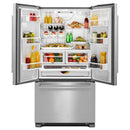 KitchenAid 36-inch, 22 cu.ft. Counter-Depth French 3-Door Refrigerator with Interior Water Dispenser KRFC302ESS