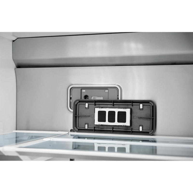 Frigidaire Professional 36-inch, 21.8 cu.ft. Counter-Depth French 4-Door Refrigerator with External Water and Ice System PRMC2285AF