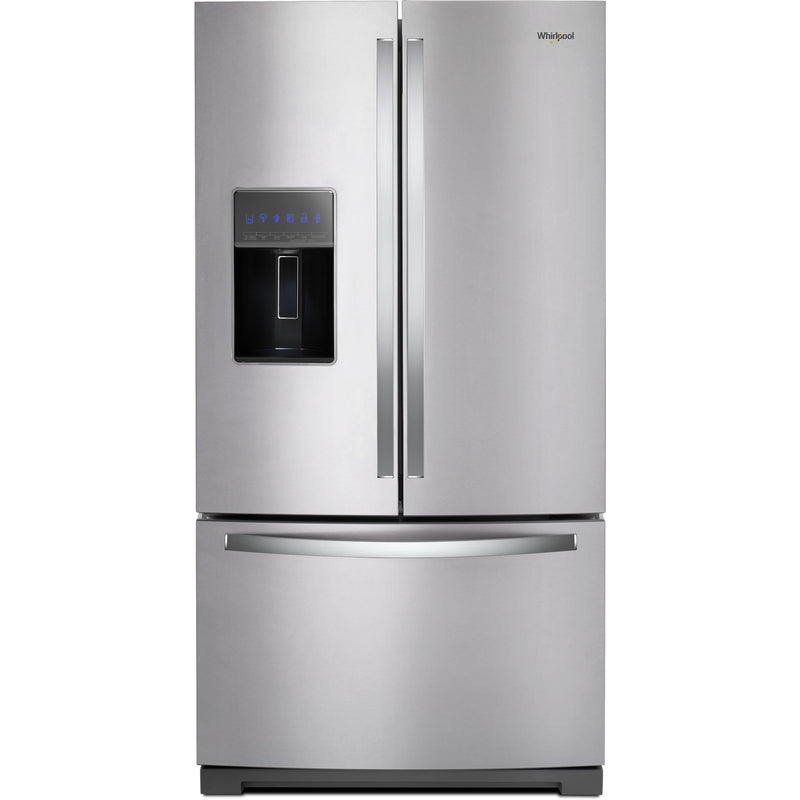 Whirlpool 36-inch, 26.8 cu. ft. Freestanding French 3-Door Refrigerator Water and Ice Dispensing System WRF767SDHZ (WRF767SDHZ)
