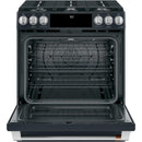 Café 30-inch Slide-In Gas Range with Warming Drawer CGS700P3MD1