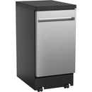GE 18-inch Portable Dishwasher with Sanitize Option GPT145SSLSS (Stainless Steel) (GPT145SSLSS)