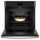 GE 30-inch, 5.0 cu. ft. built-in Single Wall Oven with True European Convection JTS5000EVESJTS5000EVES