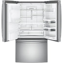 GE Profile 36-inch, 27.8 cu.ft. Freestanding French 3-Door Refrigerator with Keurig® K-Cup® Brewing System PFE28PSKSSPFE28PSKSS