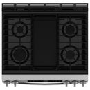 GE 30-inch Slide-in Gas Range with Griddle GGS500PVSS