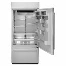 KitchenAid 36-inch, 20.9 cu.ft. Built-in Bottom Freezer Refrigerator with Internal Ice Maker KBBR306ESS