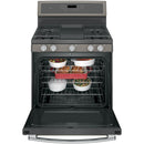 GE Profile 30-inch Freestanding Gas Range with Convection Technology PGB911EEJESPGB911EEJES