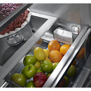 KitchenAid 43-inch, 24.2 cu.ft. Built-in French 3-Door Refrigerator with Platinum Interior Design KBFN502ESS